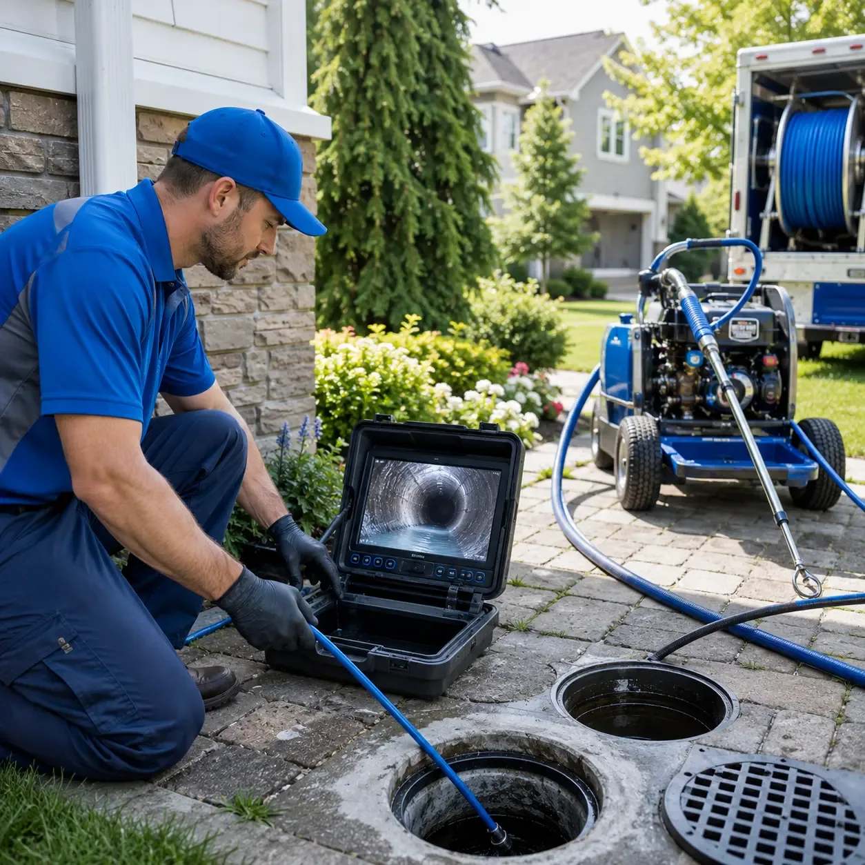Outdoor drain cleaning professionals serving Colchester, VT